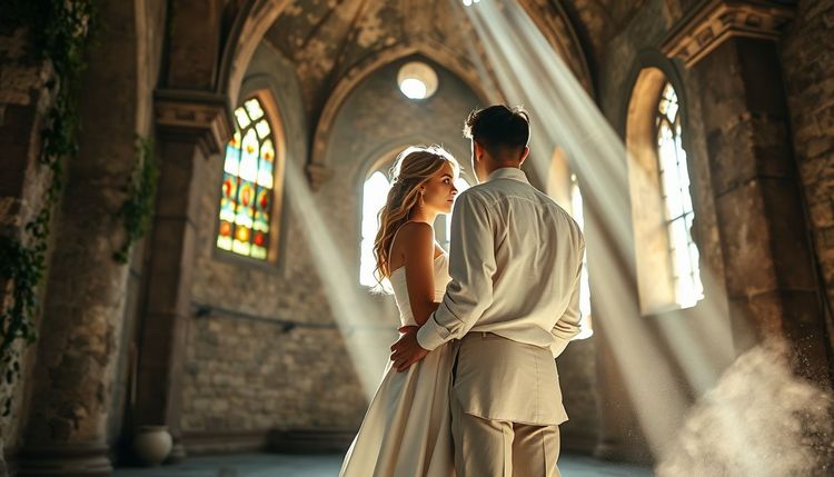 Kırlangıçların Gölgesinde: Harabe Şapel Kalıntılarında Düğün Karelerine Ruhani Bir Dokunuş