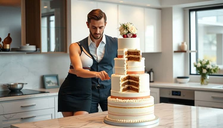 Düğün Pastasında ‘Katmanlar Arası Sürpriz Geçiş’ Trendi: Her Dilimde Farklı Bir Hikâye Yaşatan Tasarımlar