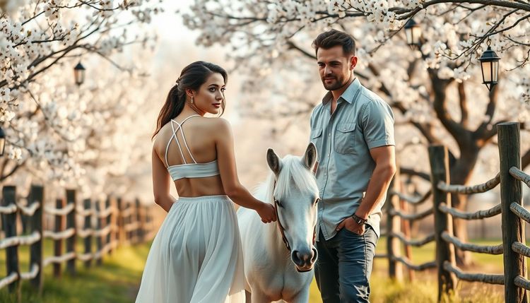 Midillilerin Gölgesinde Düğün: Bahar Ağaçları Altında Masalsı Kareler