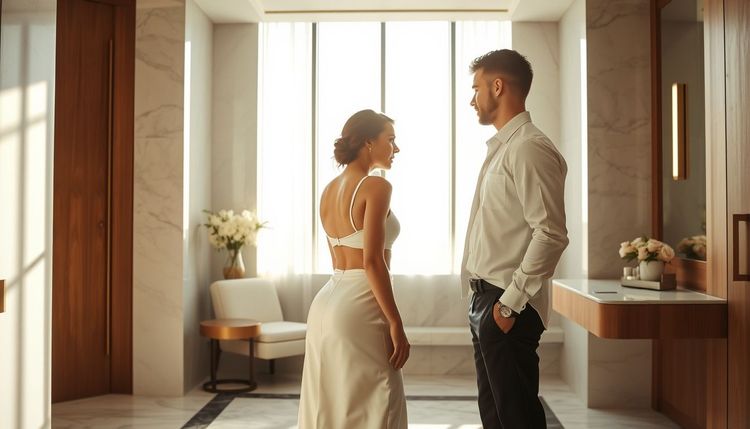 Gelin ve Damat İçin Düğün Gününün Orta Noktasında Sessiz Bir Buluşma: 'Günün Kalbi' Ritüeli